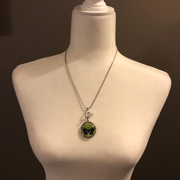 Double sided pendant silver necklace removable pendant - Picture 4 of 9